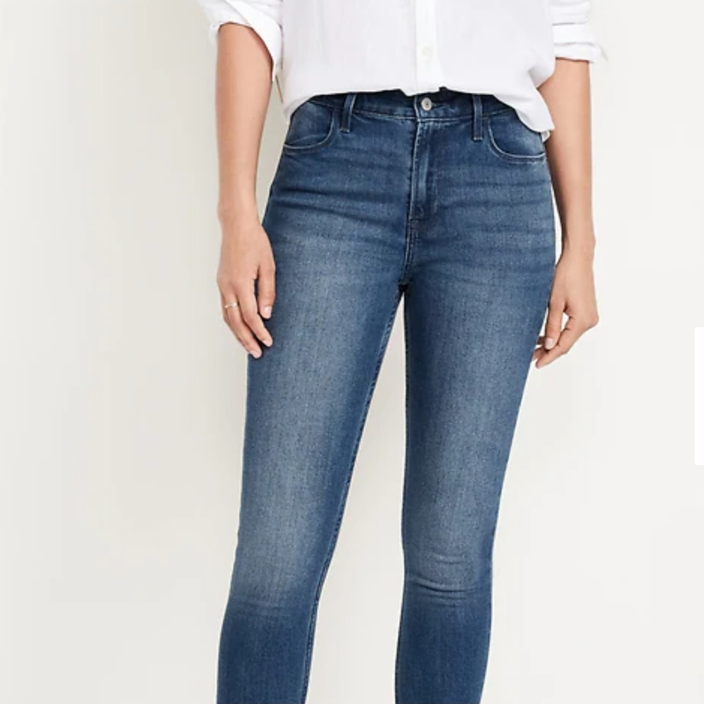 NWT Old Navy High-waisted Wow Super-skinny Jeans Size 4 - Picture 3 of 17